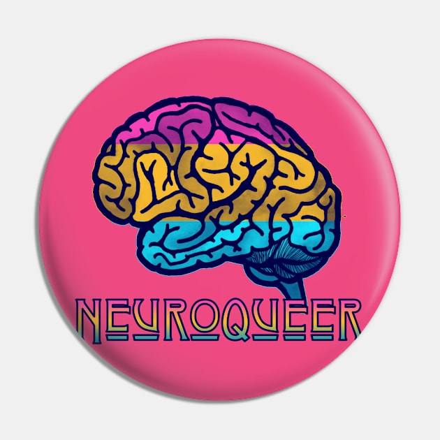 Neuroqueer Pan Pin by LondonAutisticsStandingTogether