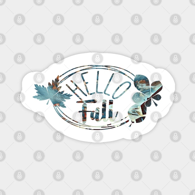 hello fall Magnet by PsyCave