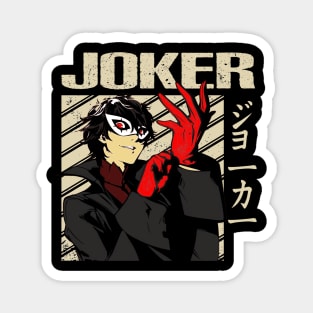 Joker's Rebellion Dive into Personas Anime with Our Designs Magnet