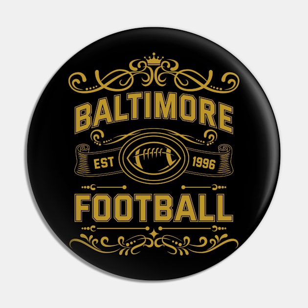 Vintage Baltimore Football Pin by carlesclan