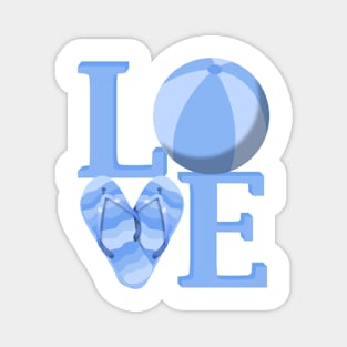 Love Summer Design Magnet