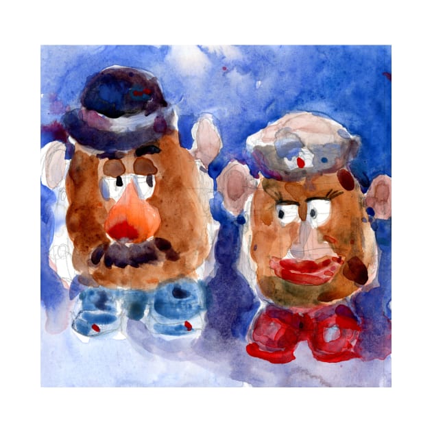 Mr.and Mrs Potatoe Head by dfrdesign