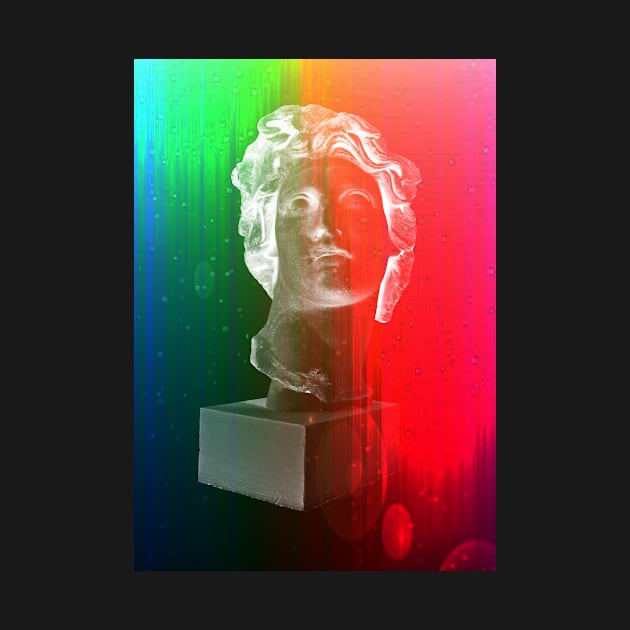 Rainbow bust by GroatsworthTees