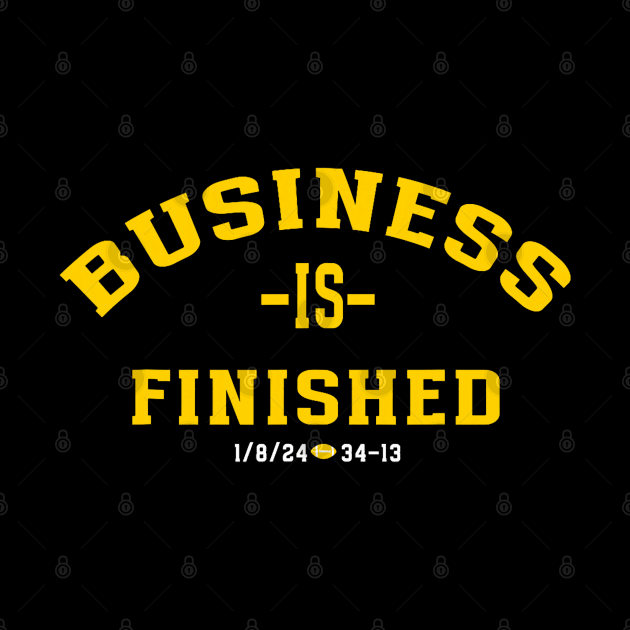 Michigan Business Is Finished 1 8 24 34 -13 by Mitsue Kersting