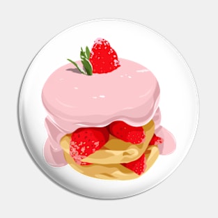 Strawberry Pancake Pin