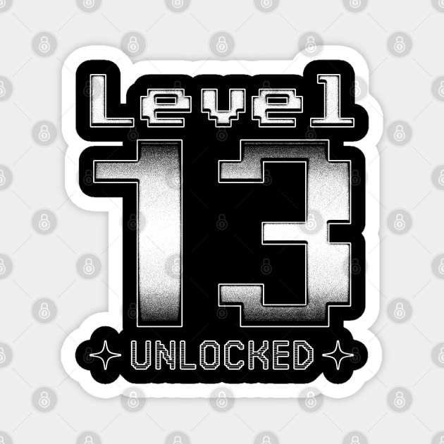 Level 13 Unlocked Magnet by  magiccatto