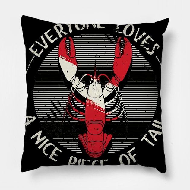 Funny Lobster, Crawfish Boil, Cajun Pillow by maxdax