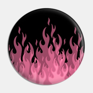 Ash Pink flames Pin