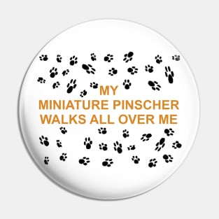 my miniature pinscher walks all over me Pin