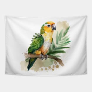 A nice white bellied caique Tapestry