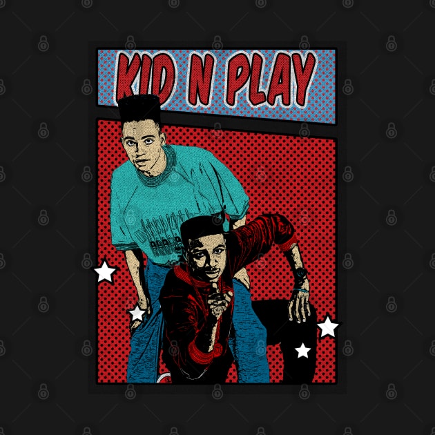 Kid N Play Pop Art Comic Style by Flasher