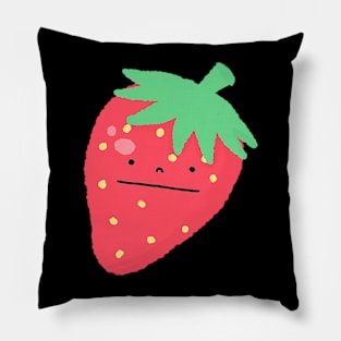 meh! strawberry Pillow