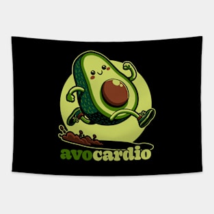 Avocado Exercise - Funny Food Gift Tapestry