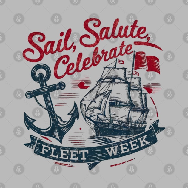 Sail salute celebrate - fleet week by CreationArt8