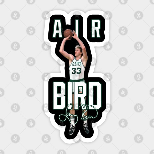 Larry Bird Legend Air Bird Basketball Signature Vintage NBA T