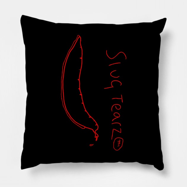 Slug Tears TM Pillow by CapitalVillage