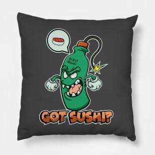 Got Sushi Wasabi Pillow