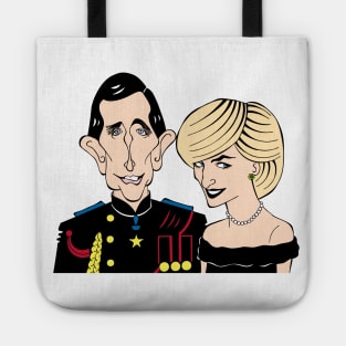 PRINCESS DIANA AND PRINCE CHARLES FAN ART1 Tote