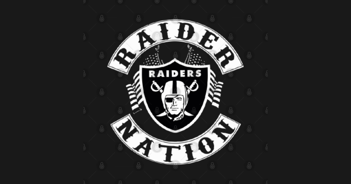 Raiders Nations - Las Vegas Raiders - Sticker | TeePublic