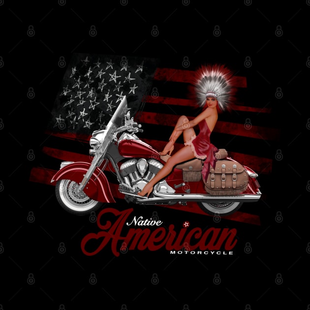 Legendary Native American Motorcycle by MotorManiac by MotorManiac