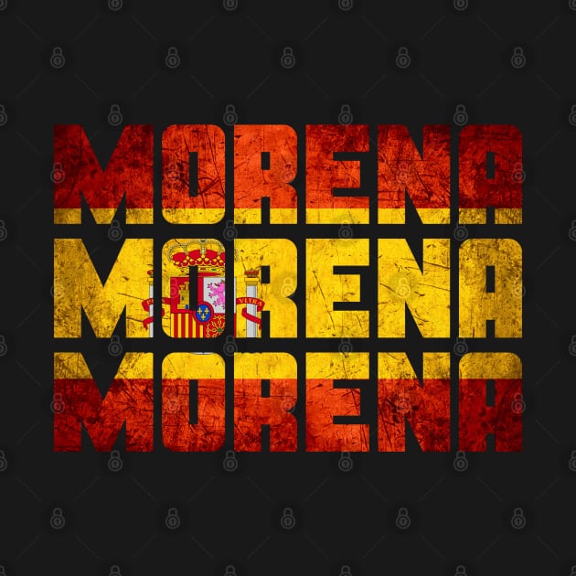 Morena - Spain Flag by Ruffeli