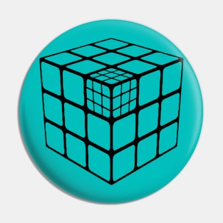 Rubiks, little Rubiks Pin