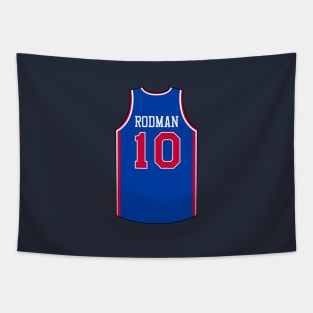 Dennis Rodman Detroit Jersey Qiangy Tapestry