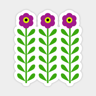 Nordic Flowers Magnet