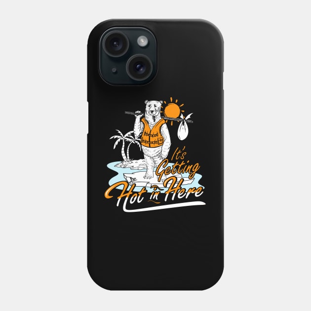 polar bears, its getting hot in here Phone Case by iyhul monsta