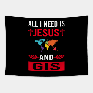 I Need Jesus And GIS Tapestry