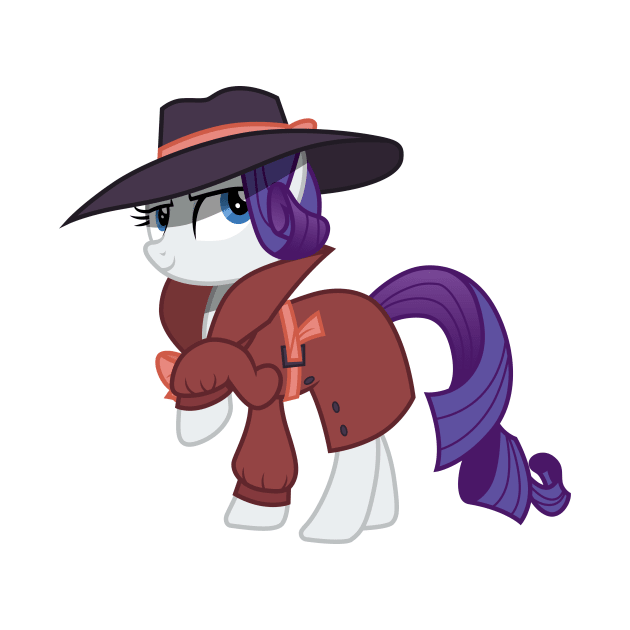 Detective Rarity by CloudyGlow