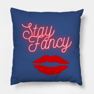 Stay fancy in blue Pillow