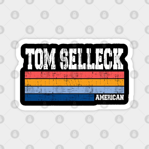 Tom Selleck // Retro Style Magnet by metodemenulis