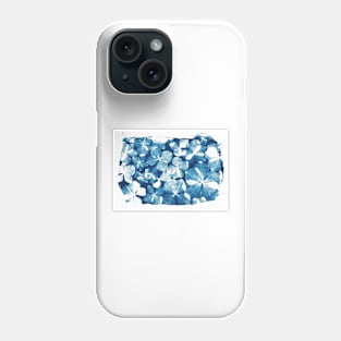 Hydrangea Cyanotype Phone Case