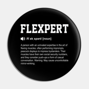 Flexpert Funny Dictionary Gym Meaning Pin