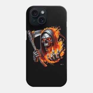 Reaper on Fire by focusln Phone Case