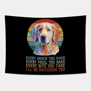 Urban Goldens Every Meal You Bake Tee for Fans of Retrieving Royalty Tapestry