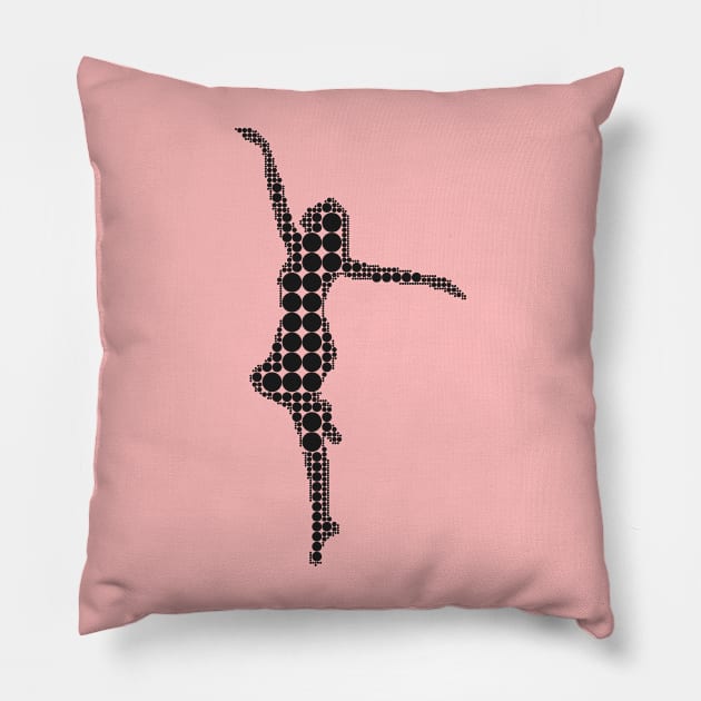 Ballet Dancing Pillow by Dasart