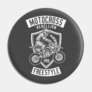 Motocross Rebellion Pin