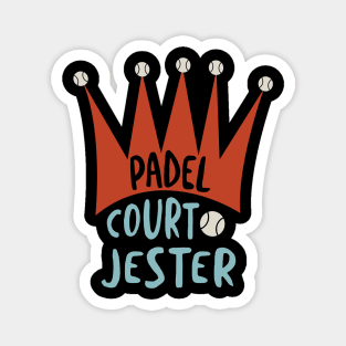 Padel Court Jester Magnet