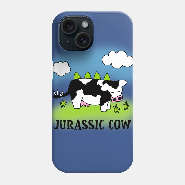 Jurassic Cow - Evolution of Milk Phone Case by DeadMonkeyShop