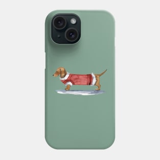 Tan Dachshund Phone Case