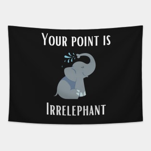 Animal Elephant Pun Tapestry