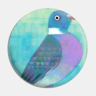 Wood Pigeon Pin