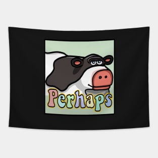 Perhaps Cow - Multicolor Tapestry