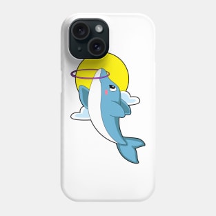 Dolphin with Fitness tires Phone Case