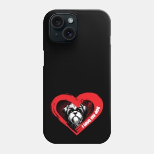 I Love My Shih Tzu - Devoted dog - I Love my dog Phone Case
