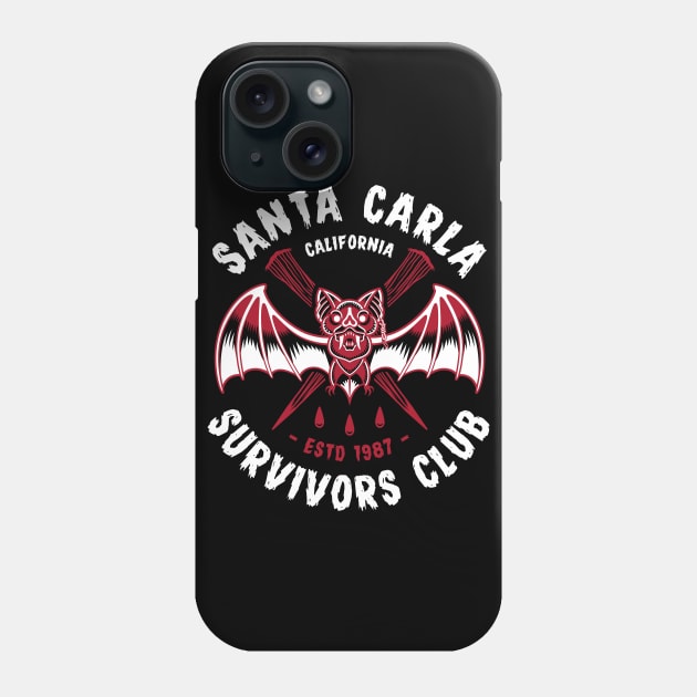 Santa Carla Survivors Club - Lost Boys - Vampire Phone Case by Nemons