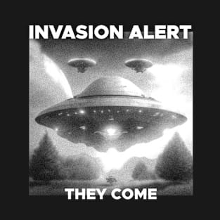 Invasion Alert UFO T-Shirt