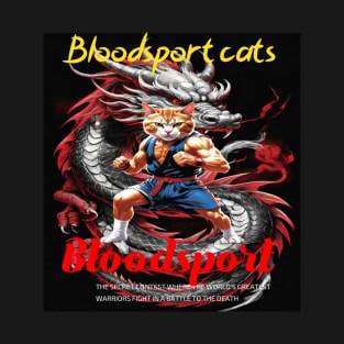 Bloodsport Cats Championship Poster T-Shirt